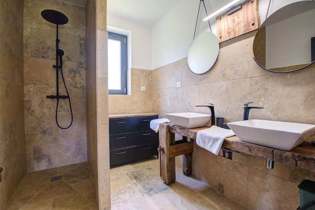 Combe Jolie Clim, Piscine & Jacuzzi Villa Saint-Vincent-de-Cosse Luaran gambar